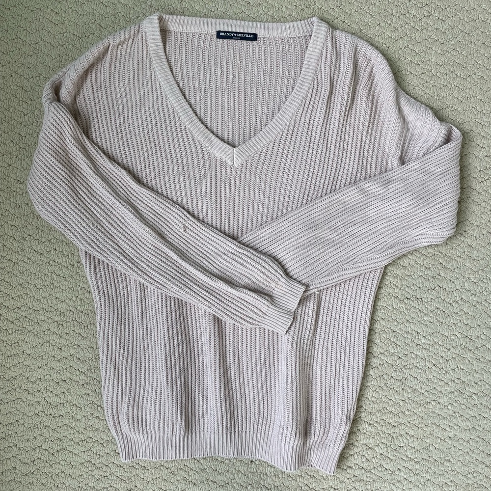 Brandy Melville tan sweater!